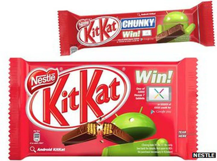 Nestle Android KitKat chocolate bars are already in production.