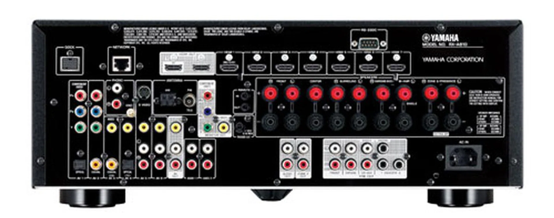 The A810 does not feature an enterprising panel like the A3010, but it has the right hardware to power a dedicated 7.2-channel setup. Besides, it also flaunts a delicious onscreen GUI as well as up-scaling capabilities (including refining low-quality 1080i sources) to tickle your AV fancy.