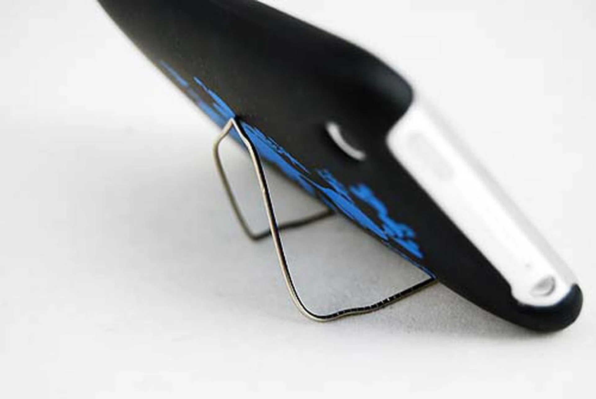 It actually holds up the iPhone pretty well for viewing videos!