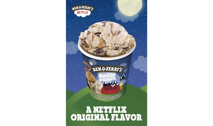 The official poster for Netflix & Chilll'd | Image: Ben & Jerry's