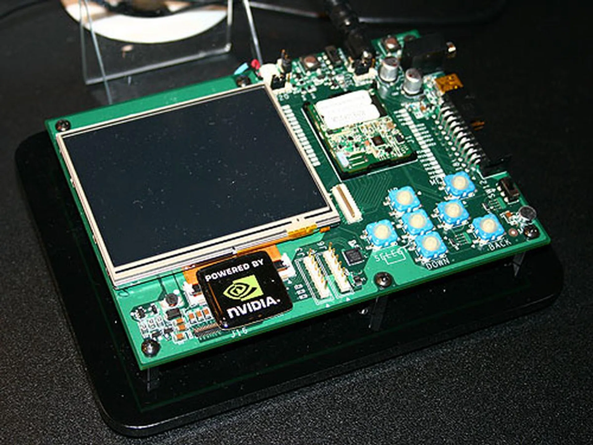  A closer look at the sideshow panel found in the ASUS W5Fe.  