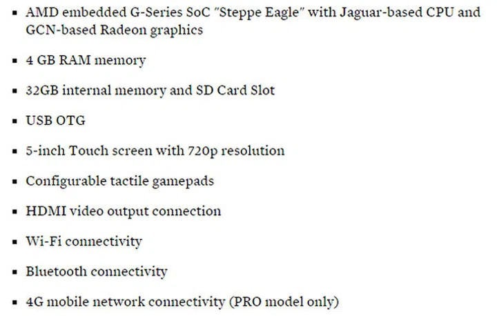 There'll be a normal and PRO version of the Smach Zero with the PRO version having 4G support. It's unknown if that will be the only difference though.