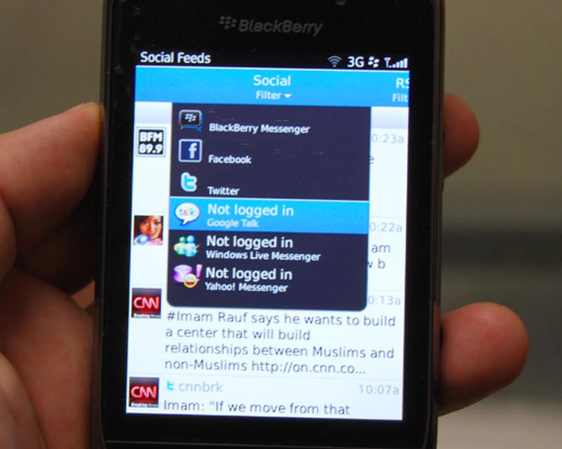 Social Feed gives you a consolidated timeline of all your social network activities, making it easy to read and follow updates through the day.