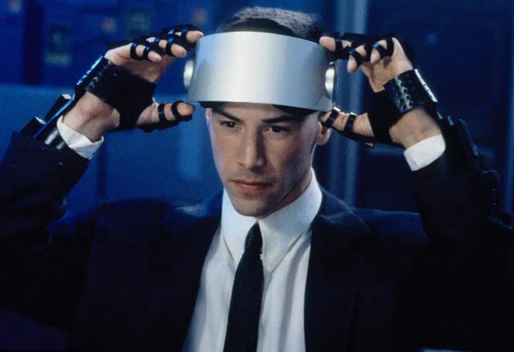 It might take a while to get headsets like Johnny Mnemonic's, but we'll get there eventually.
