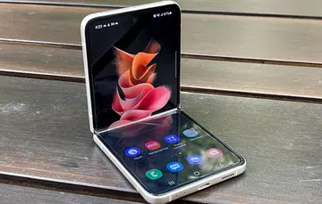 The Samsung Galaxy Z Flip3 5G.