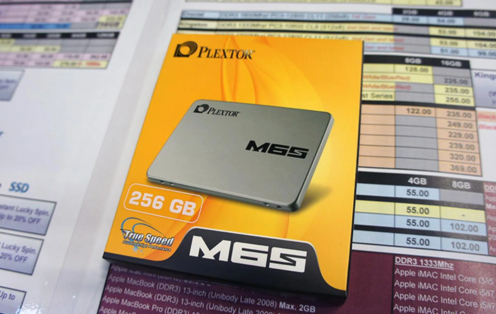 The 128GB Plextor M6S is going for $106, while the 256GB version is going for $190. Both drives will come with a SATA-to-USB cable for easy cloning.