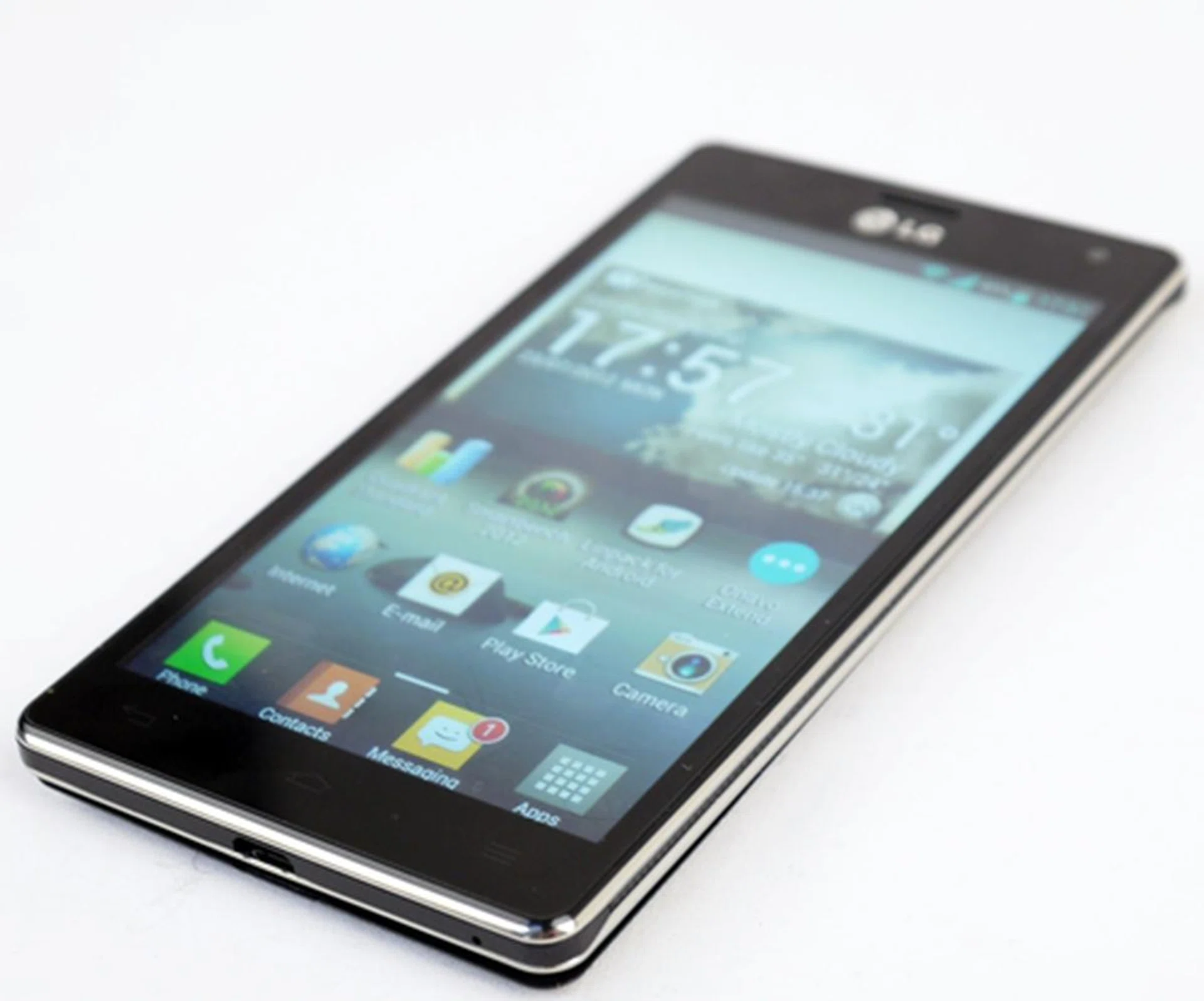 The LG Optimus 4X HD is the Korean company's first quad-core smartphone.