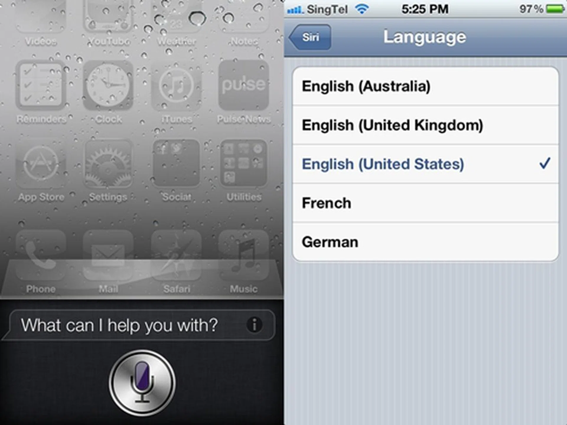 As seen above, Siri is limited to understanding three different English accents. We believe more languages (and possibly more accents) will be supported in the near future considering that people around the world yearn for the iPhone 4S.