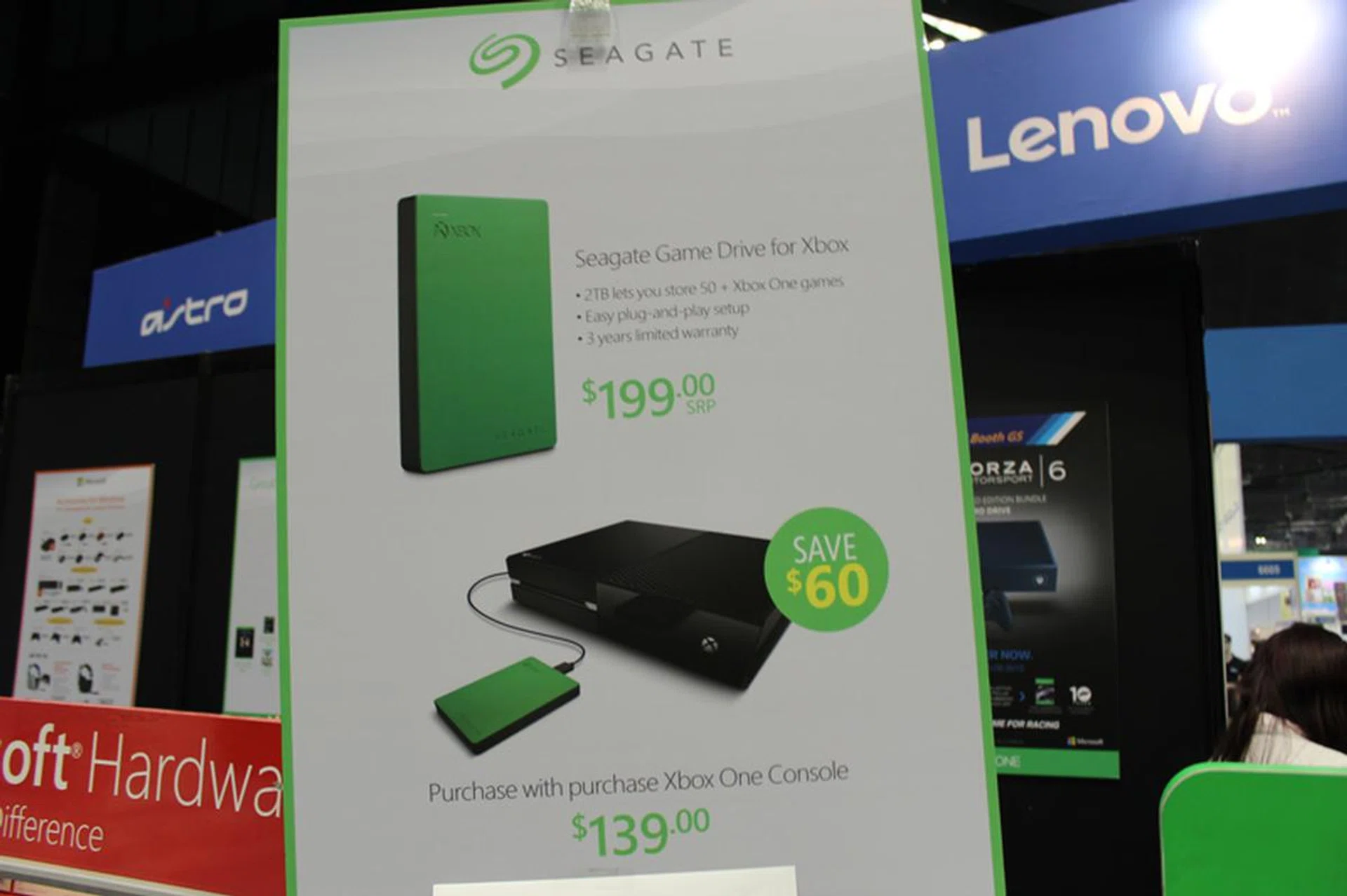 Microsoft also has a promotion going on where you get to buy Seagate's Game Drive (2TB, USB 3.0) for $139 with every Xbox console purchased. We suggest nabbing it, the internal 500GB HDD is nowhere near enough.