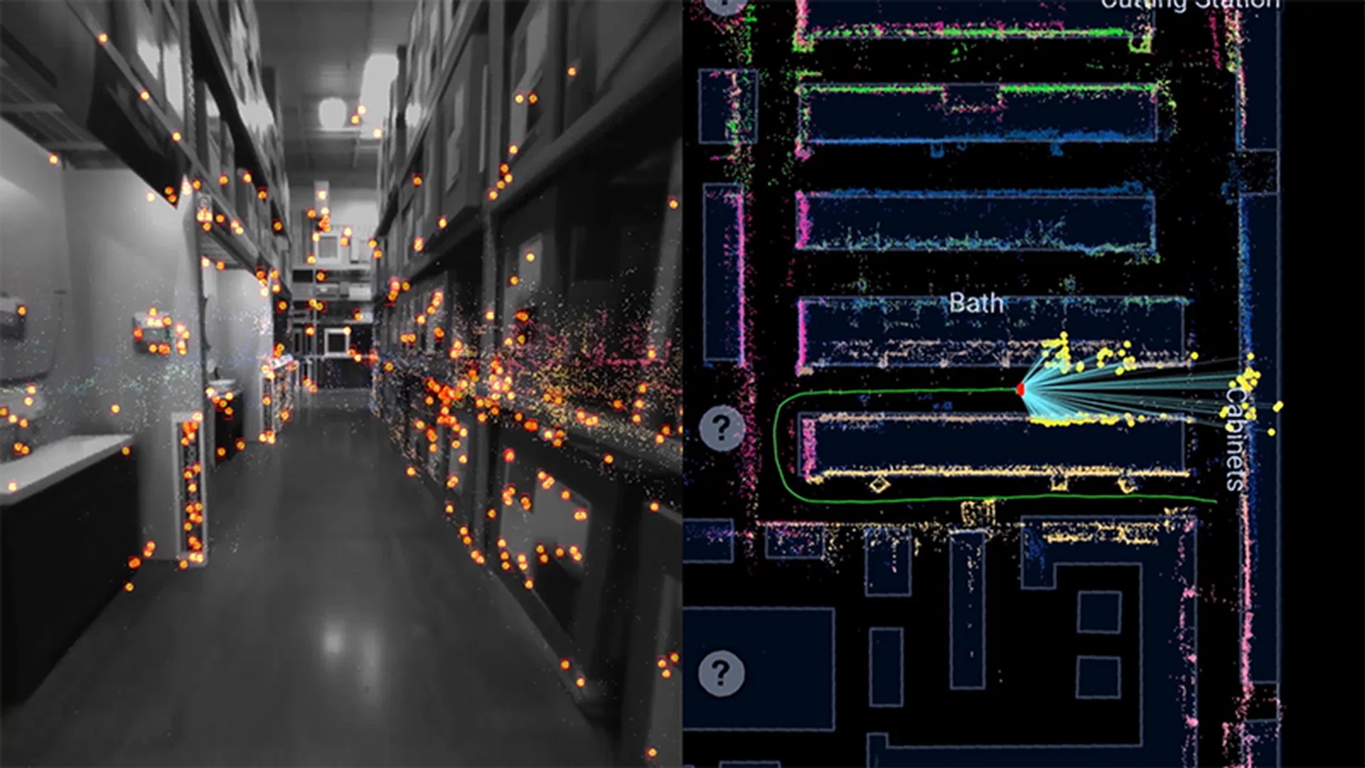 Finding one's way round the store using Visual Positioning Service