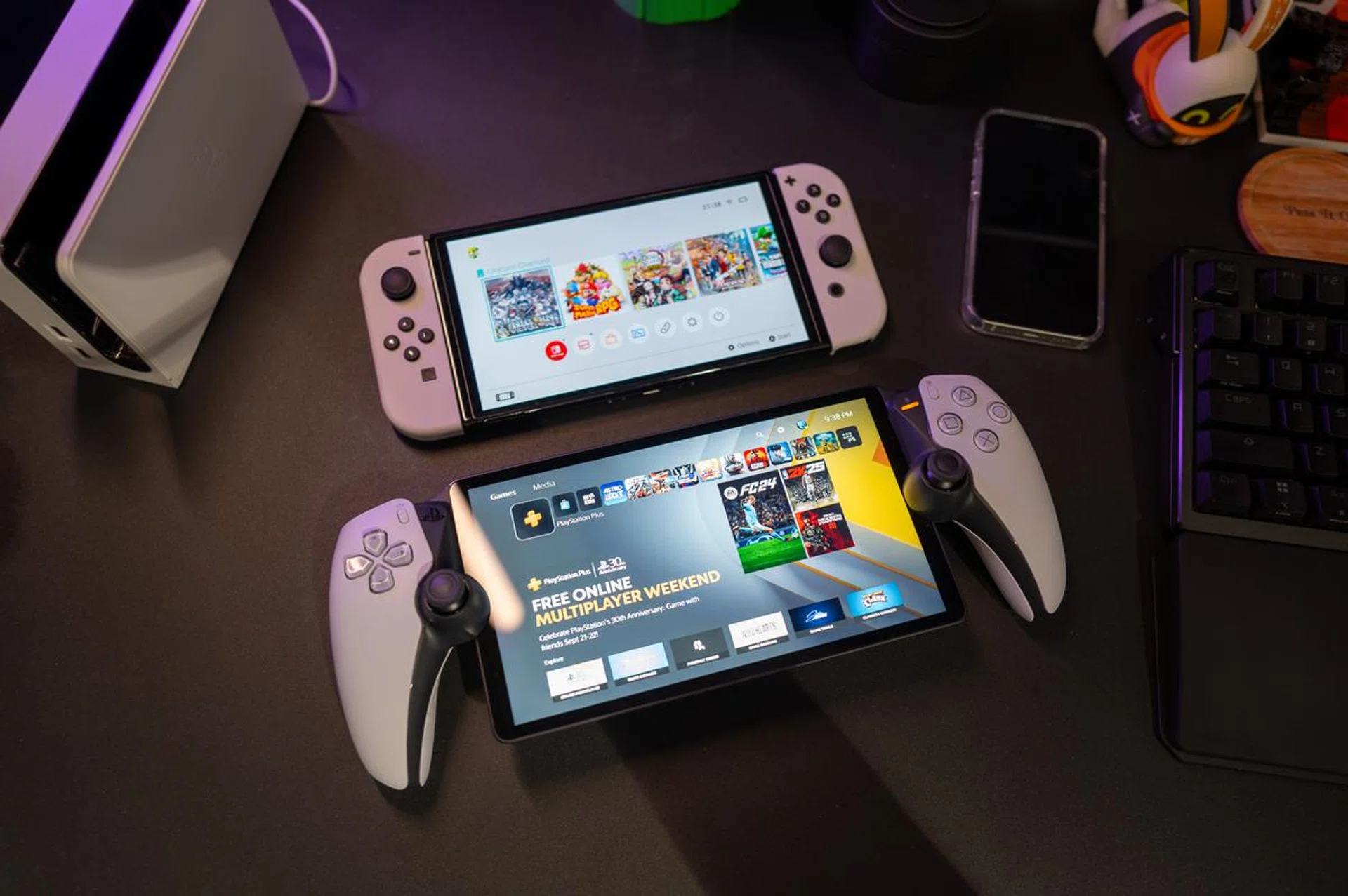 Playing the PS Portal outside of the home is not as straightforward as, say, the Nintendo Switch. PHOTO: HWZ
