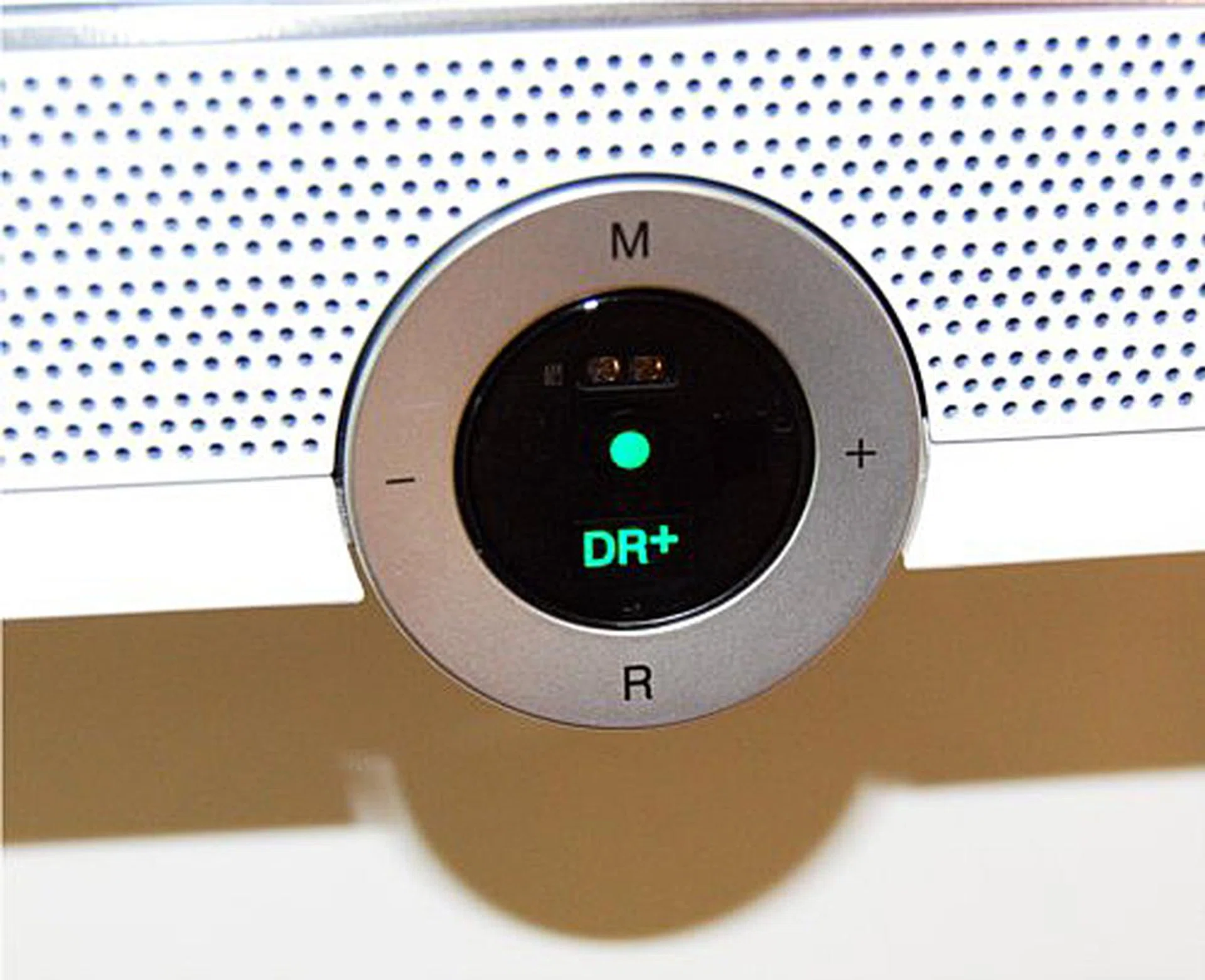 DR+ enabled sets have an built-in hard drive which can offer up to 500GB of storage and functions similarly to media hub and PVR devices.