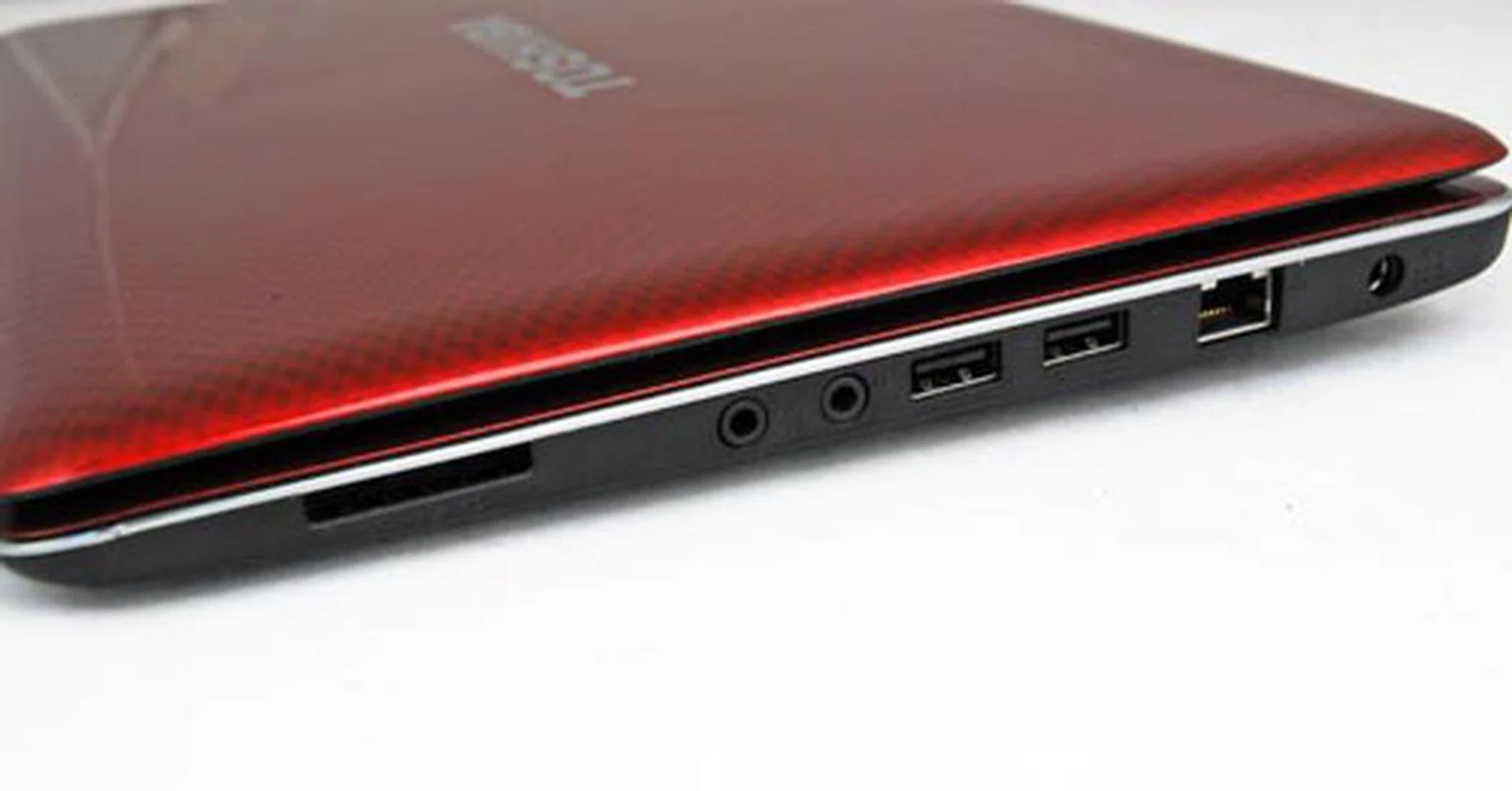  USB ports, audio jacks, card reader and LAN jack.