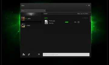 Share files with your friends or entire groups. (Image source: Razer.)