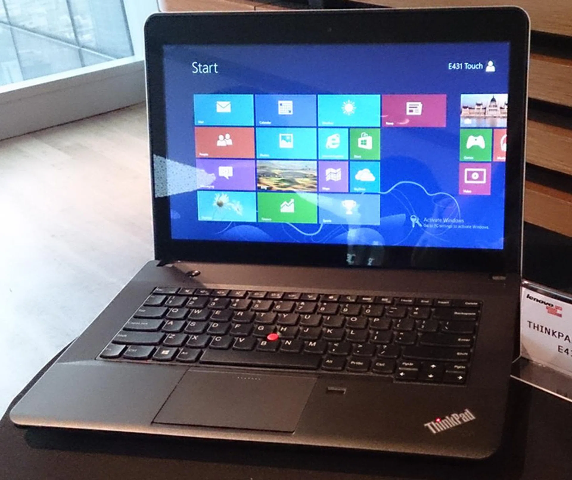 The ThinkPad Edge E431 has non-touch and touchscreen options.