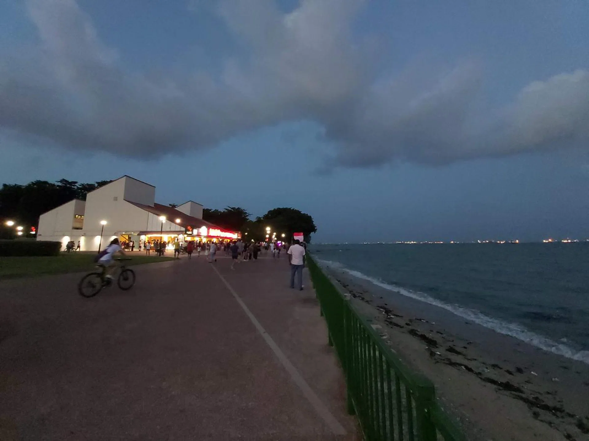 The heavy noise reduction required to keep this sensor noise in check leads to substantial detail loss in low-light situations, like so. (Click to see the original full-size image)
