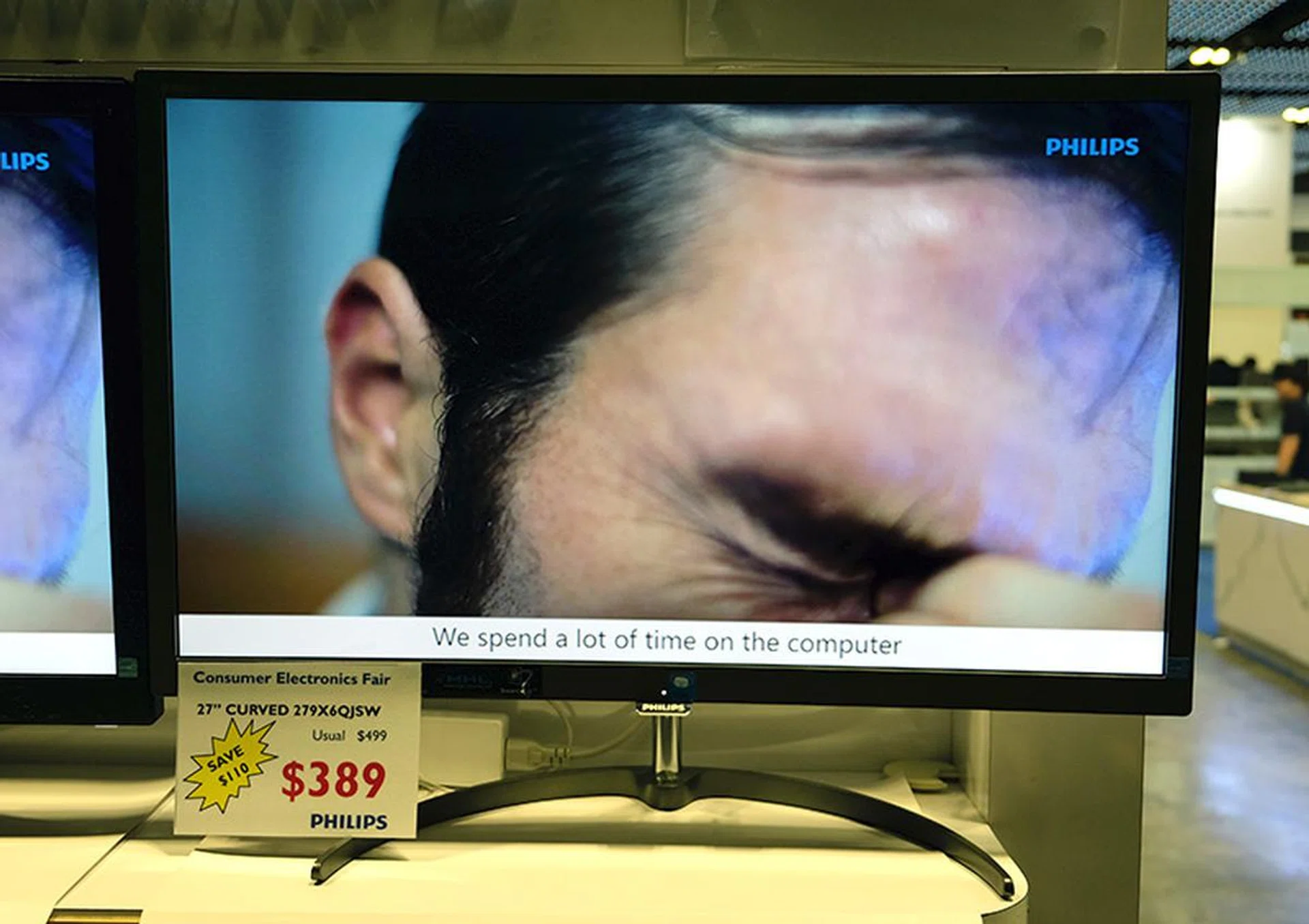 One of the top buys from Philips is the 27X6QJSW. It is a 27-inch monitor with a curved display that supports a resolution of 1920 x 1080 pixels. It is going for $389 (U.P. $499).