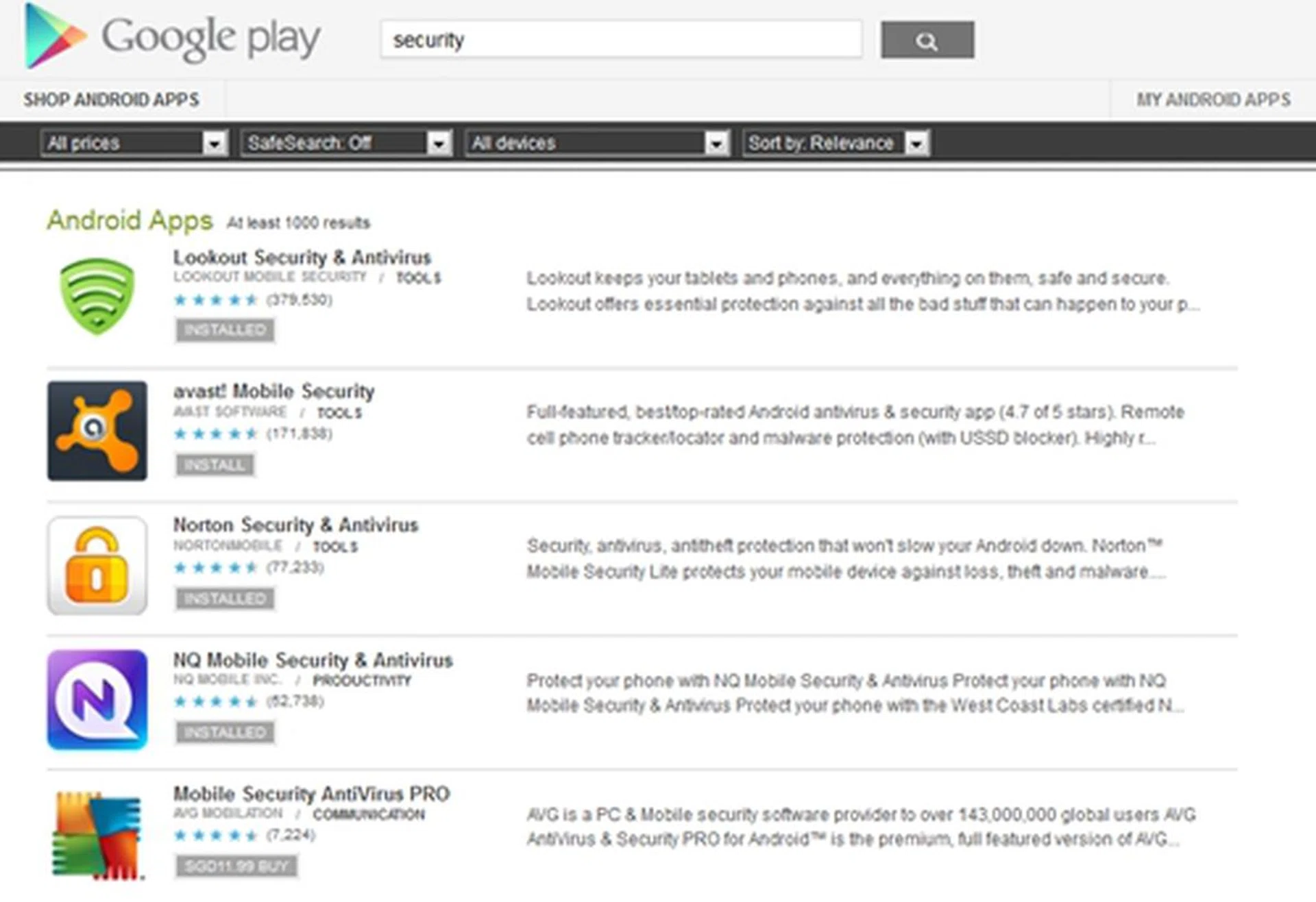 Your next best option, is to download a security app to fend off malware attacks.