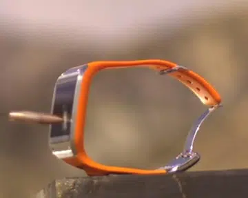 The outcome is expected, but the slow-motion video is still a thrill to watch.