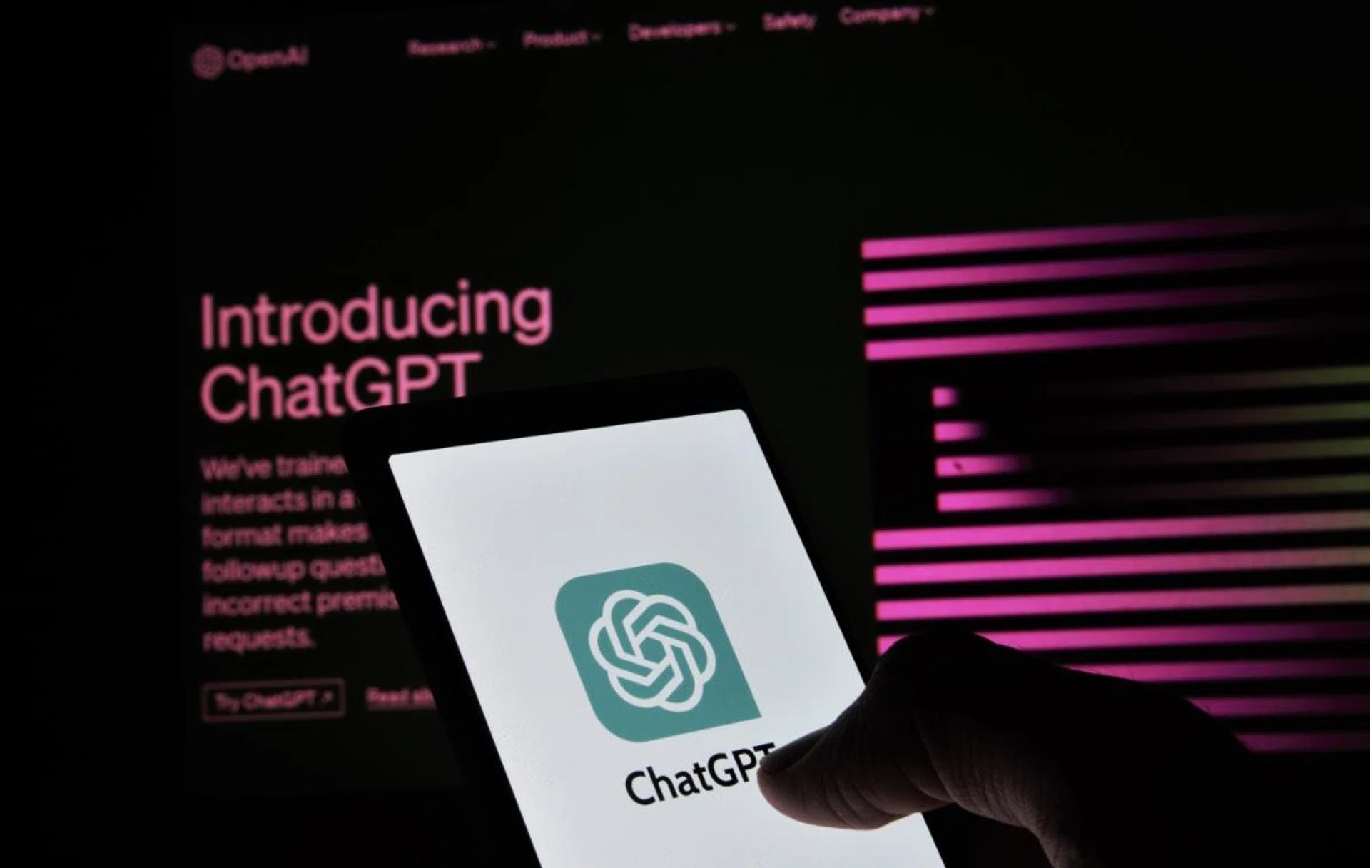 ChatGPT is a generative AI platform used to create content based on the parameters set out by a user. (Image source: Unsplash.)