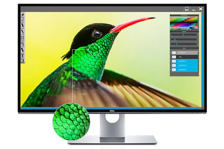 The Dell UltraSharp UP3218K 8K monitor is already available in the U.S. (Image source: Dell.)