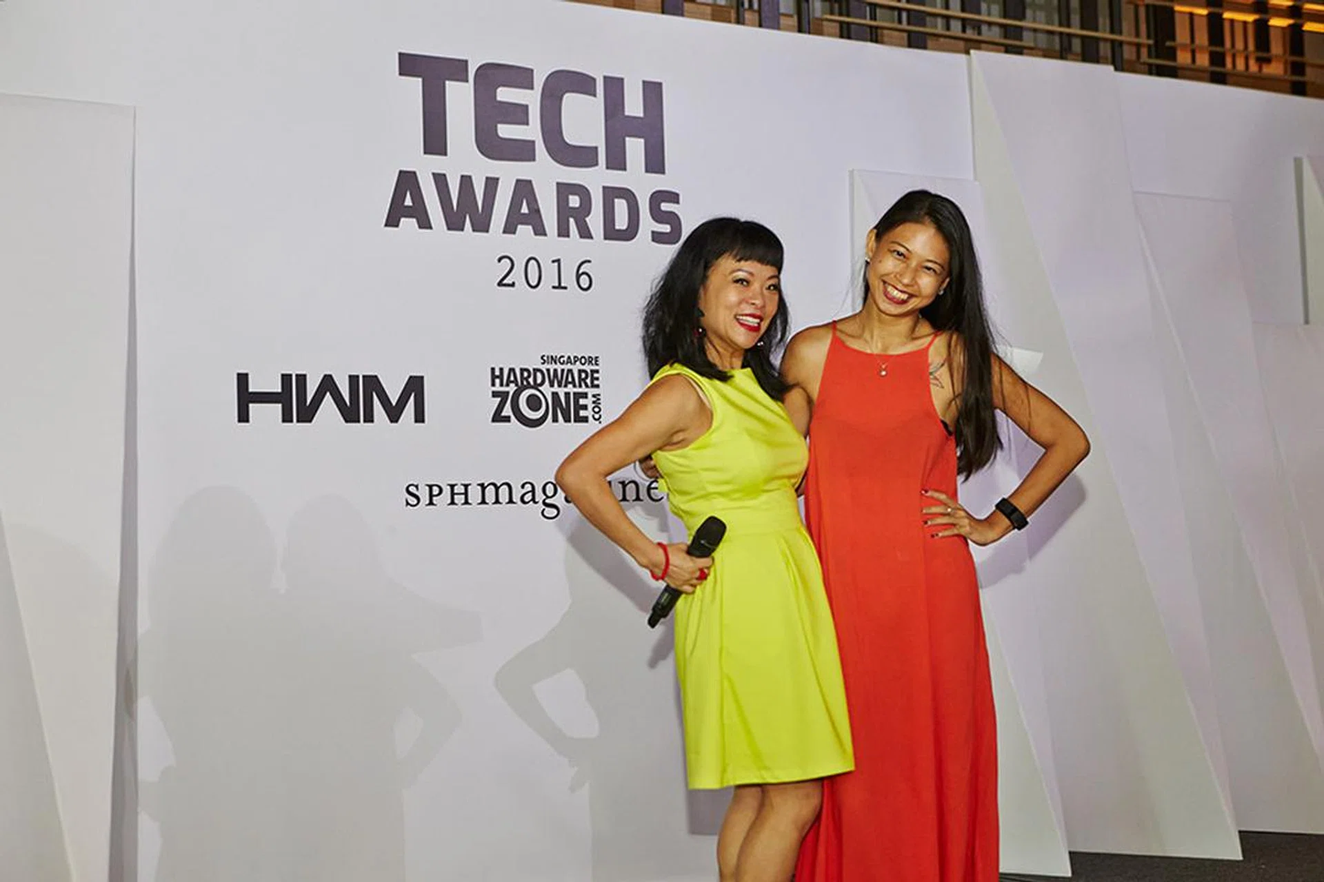 Our emcee this year is once again Ms. Pam Oei (in yellow). Beside her is our group editor, Ms. Reta Lee.