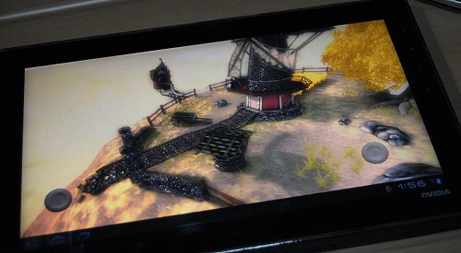 Some windmill tech demo to further showcase the GPU capabilities - also based on the OpenGL ES 2.0 API.