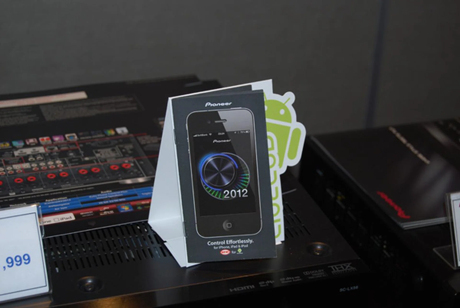 The LX series amplifiers are quite Android friendly. They provide wireless playback for the Google OS via DLNA and the iControlAV2012 application is available on Google Play online store.