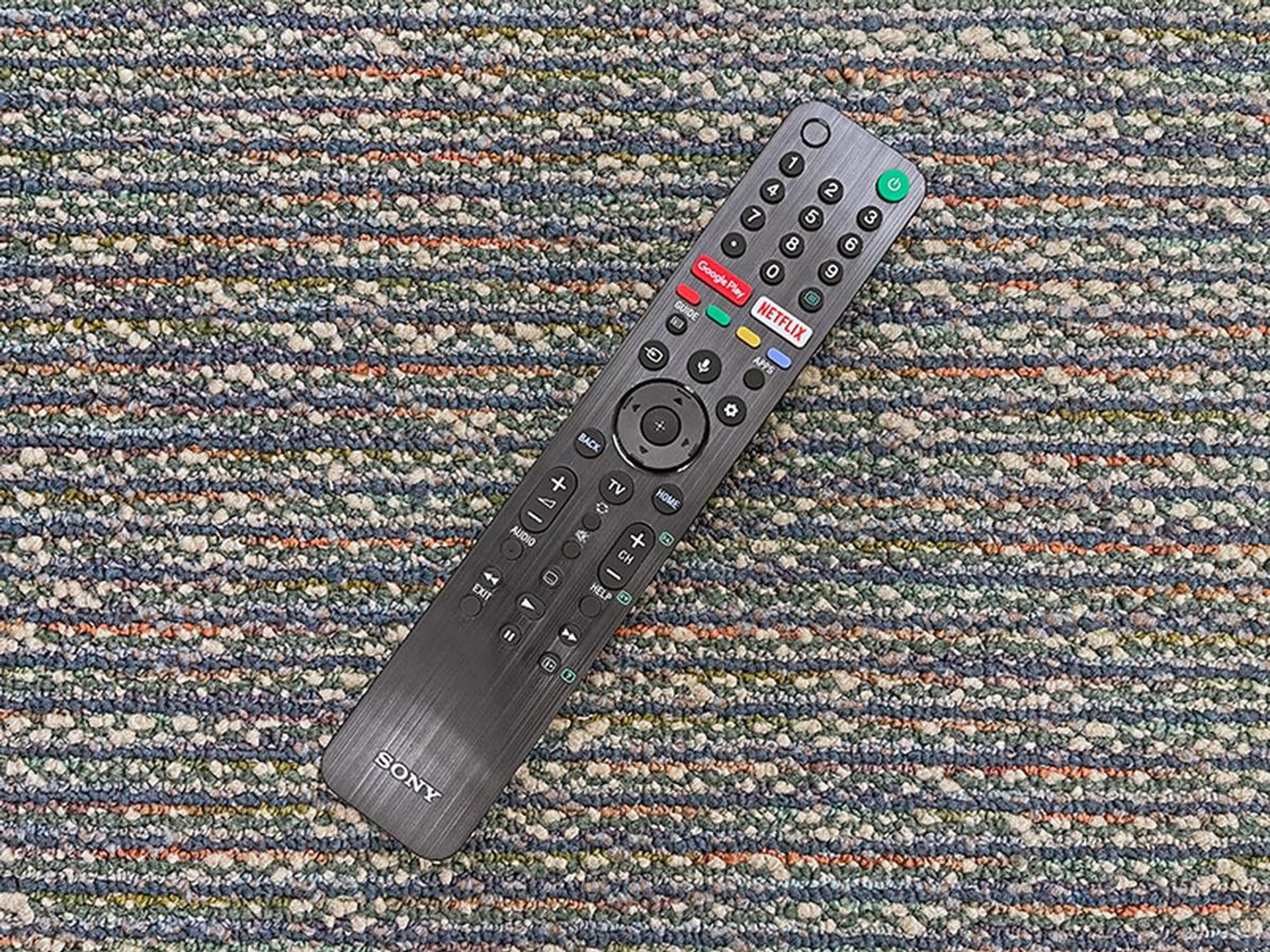 The voice remote control that comes with the A8H is long and full of buttons, including a dedicated Netflix button.