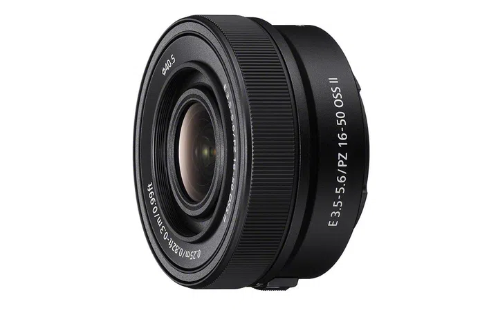 The new PZ 16-50mm f/3.5-5.6 OSS II kit lens. Photo: Sony