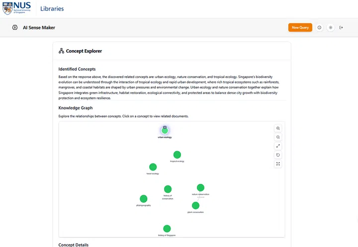 NUS AI Sense Maker