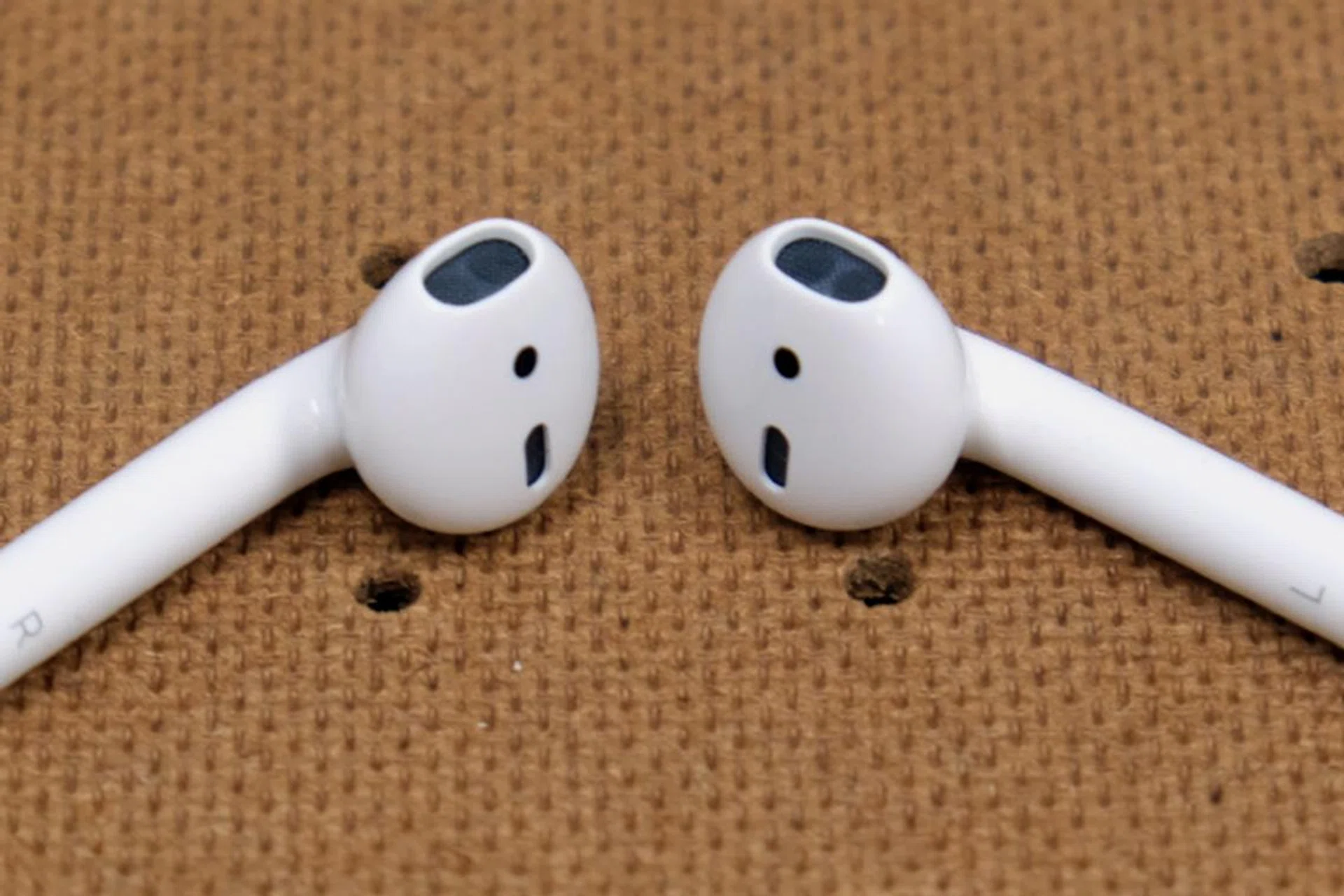 New AirPod on the left, old one on the right. Can you tell the difference?