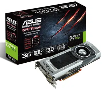The ASUS GeForce GTX 780 Ti 3GB GDDR5 (GTX780TI-3GD5) is available now, with a suggested retail price of S$1,089. (Image Source: ASUS)
