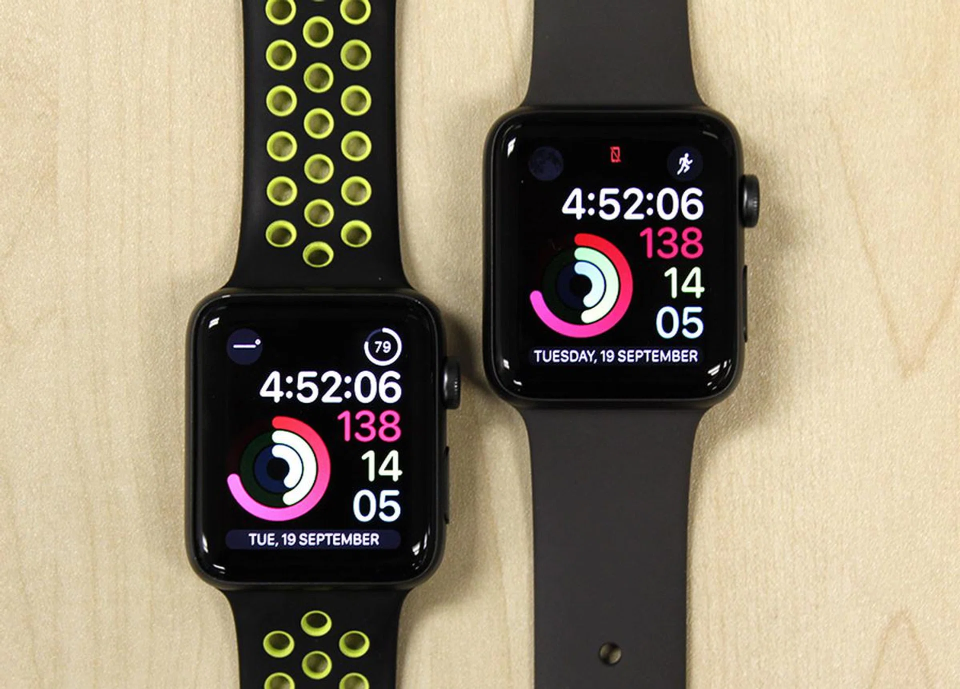 Can you tell which is the new Apple Watch Series 3?