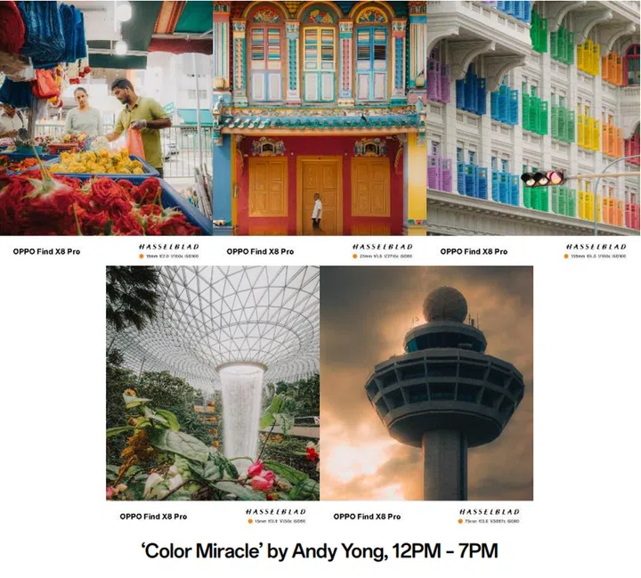 An example of a photo collection shot on OPPO Find X8 Pro by Andy Yong, one of the judges. Image: OPPO Singapore.