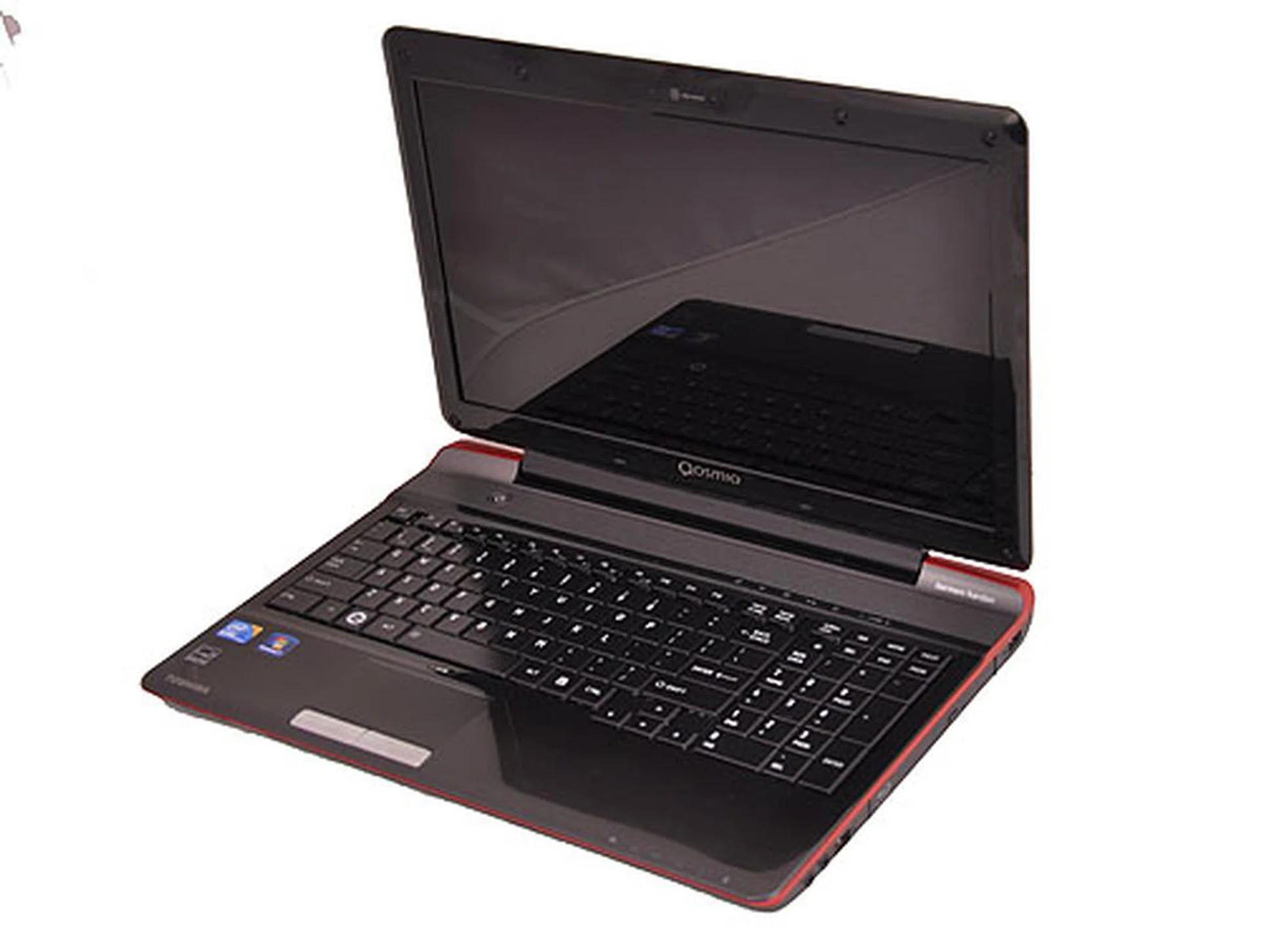 As we mentioned, the screen's glossy and reflective. So if you need a mirror in a pinch, you know what to rely on.