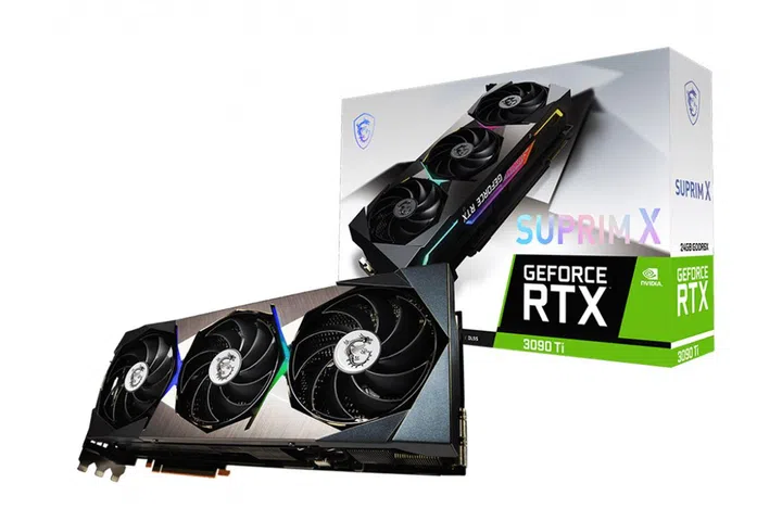 MSI GeForce RTX 3090 Ti Suprim X 24G.