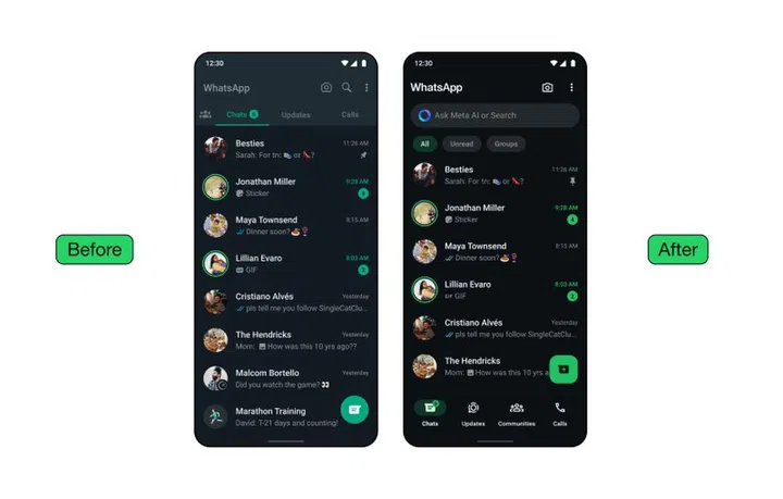 The dark mode is now one shade darker for Android users.
