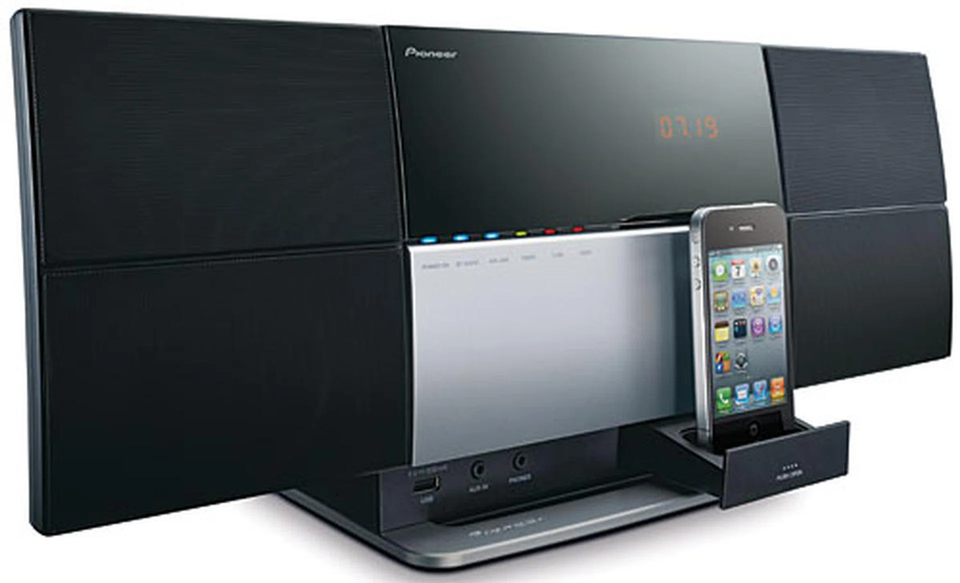 The X-SMC1 is one sleek-looking A/V micro system.