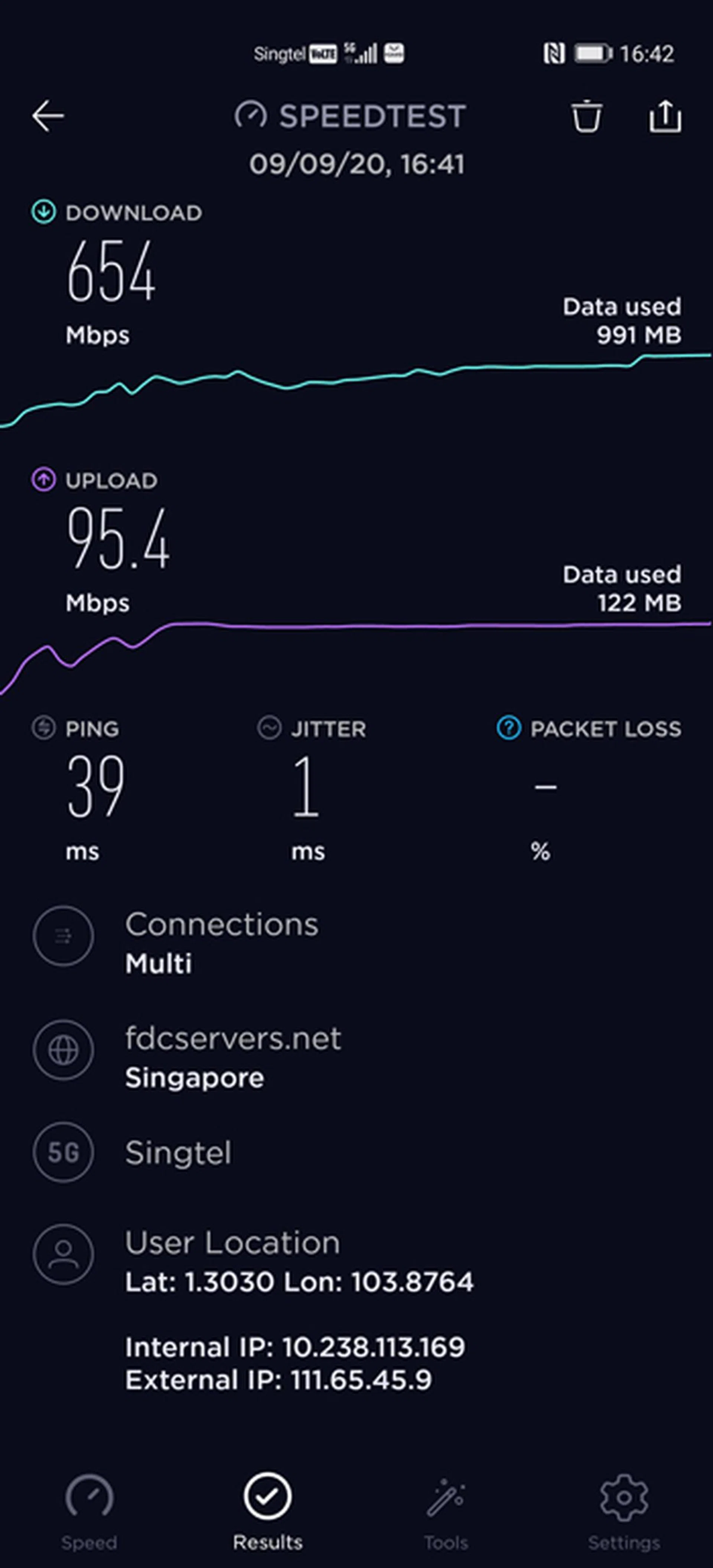 Singtel 5G Test 2.