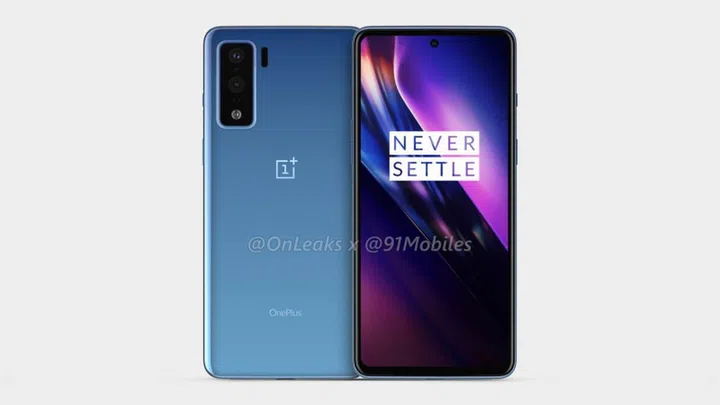 Purported render of the OnePlus 8 Lite.