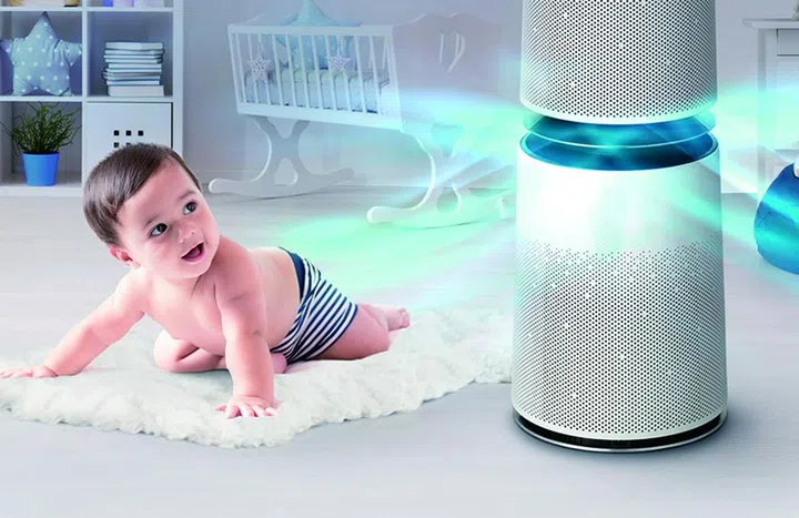 Artist depiction of the Baby Care feature at work. Source: LG.