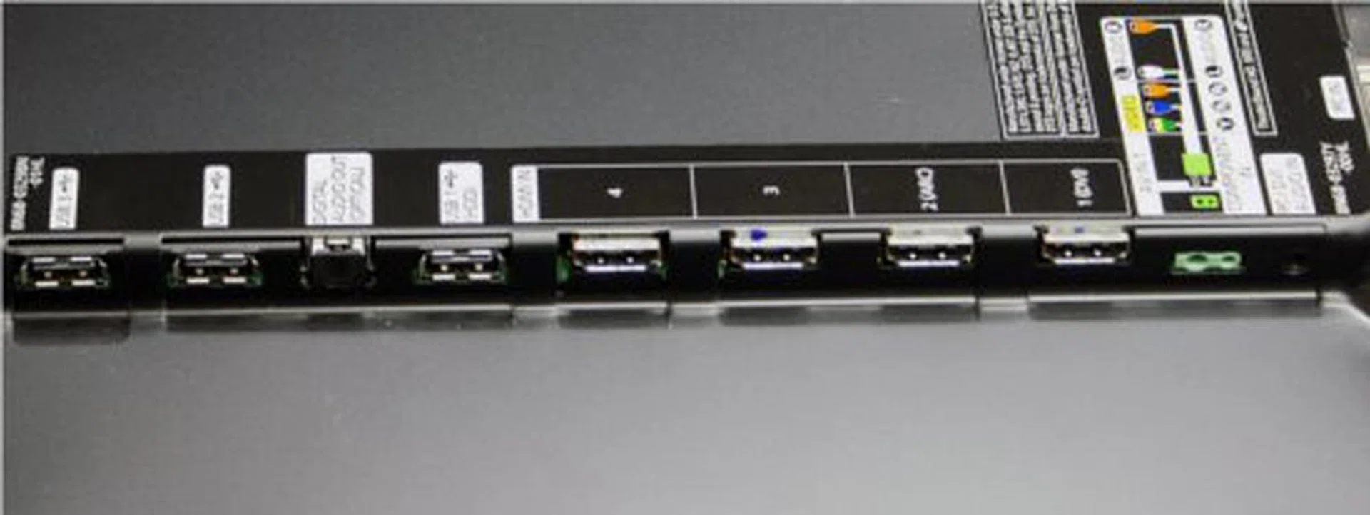 Three USB ports mean that you will be able to connect and dock a whole host of products to your TV at the same time without hassle. Also visible are the four HDMI slots. While the positioning of the jacks is good if you intend to wall mount your TV, they are a bit inaccessible if your screen is placed near a wall.