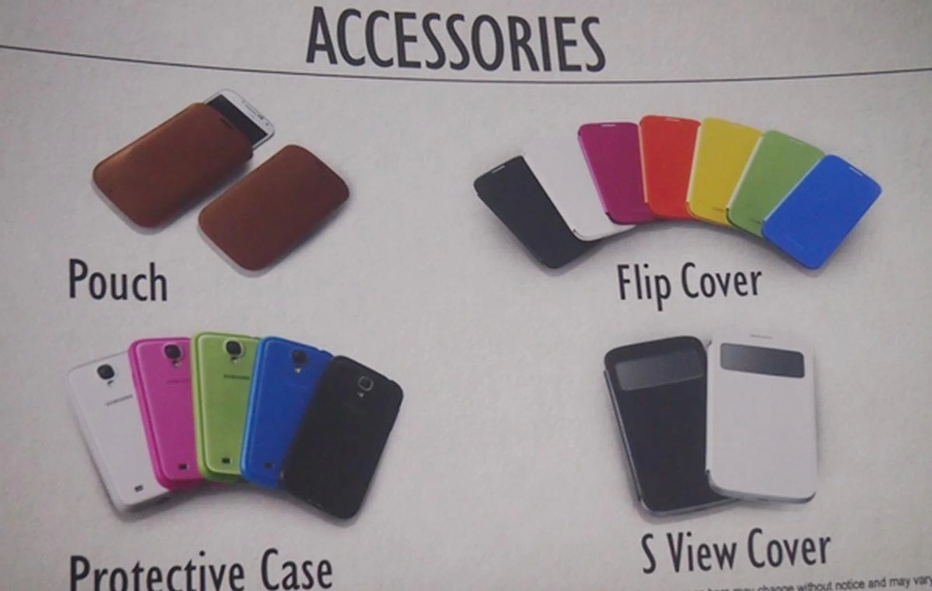 We feel that the S View Cover will be the most popular accessory among consumers when the Samsung Galaxy S4 arrives.