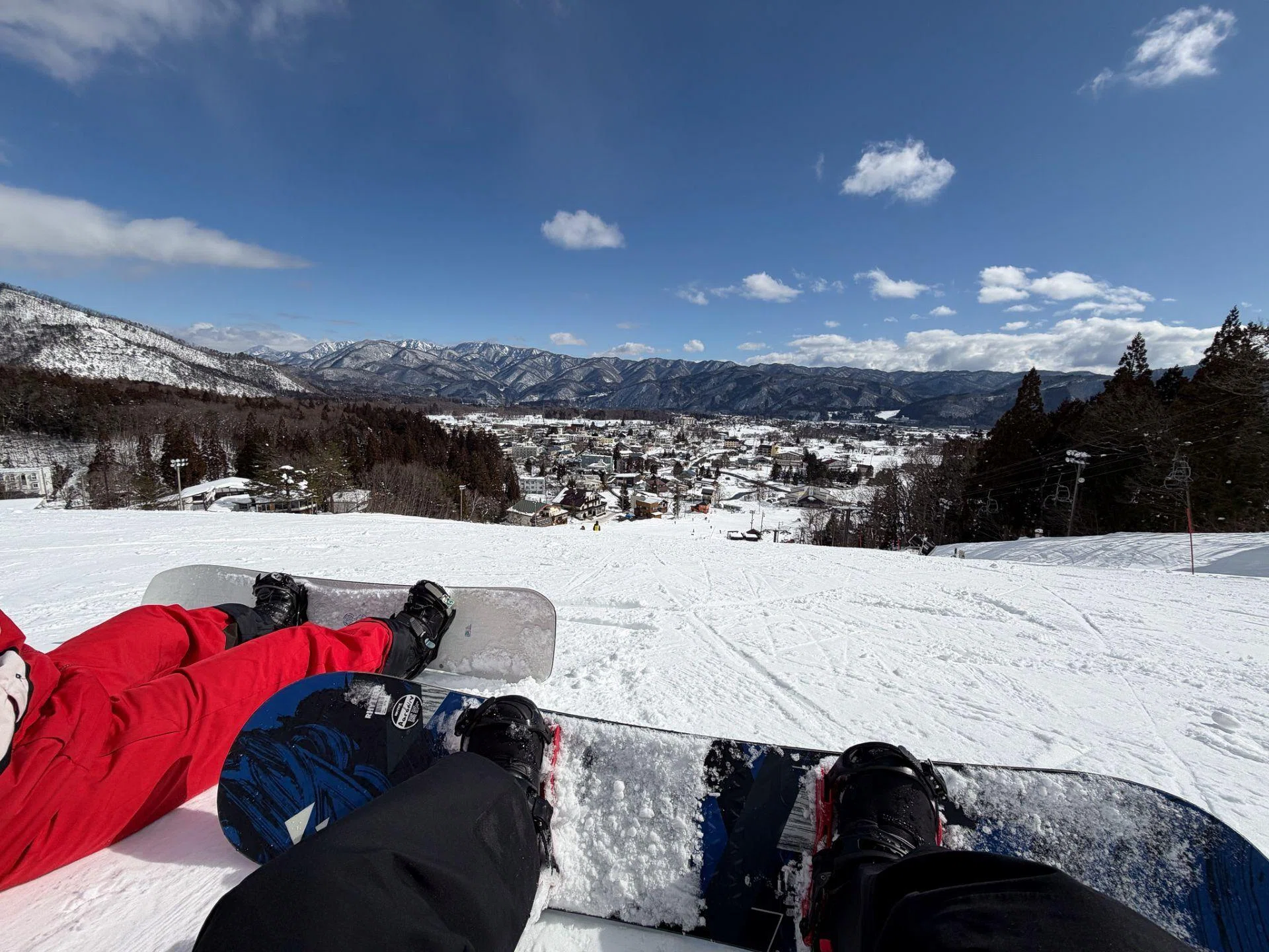 Happo-One snowboarding