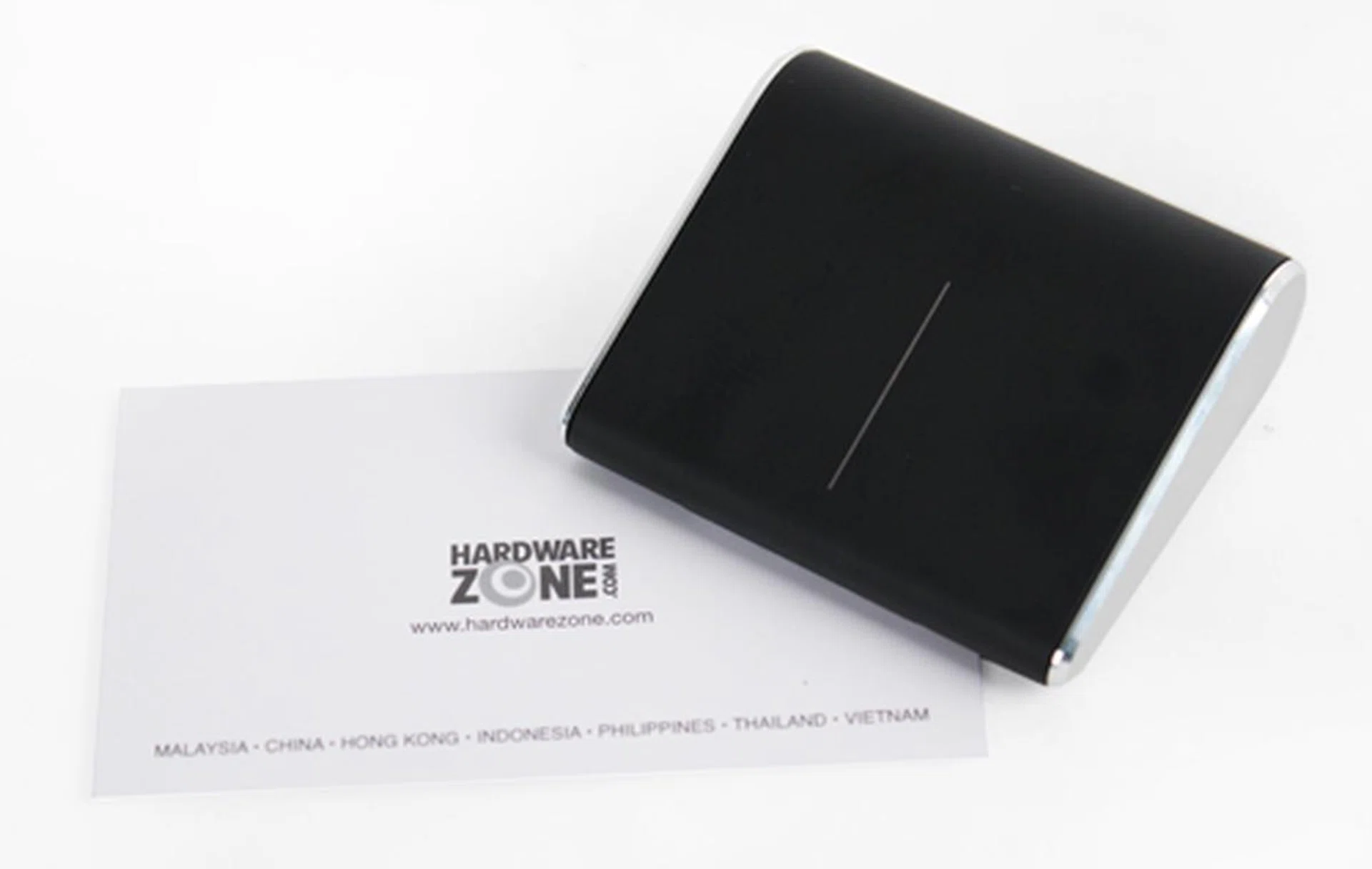 The Wedge Touch Mouse is just over half the size of the average business card.