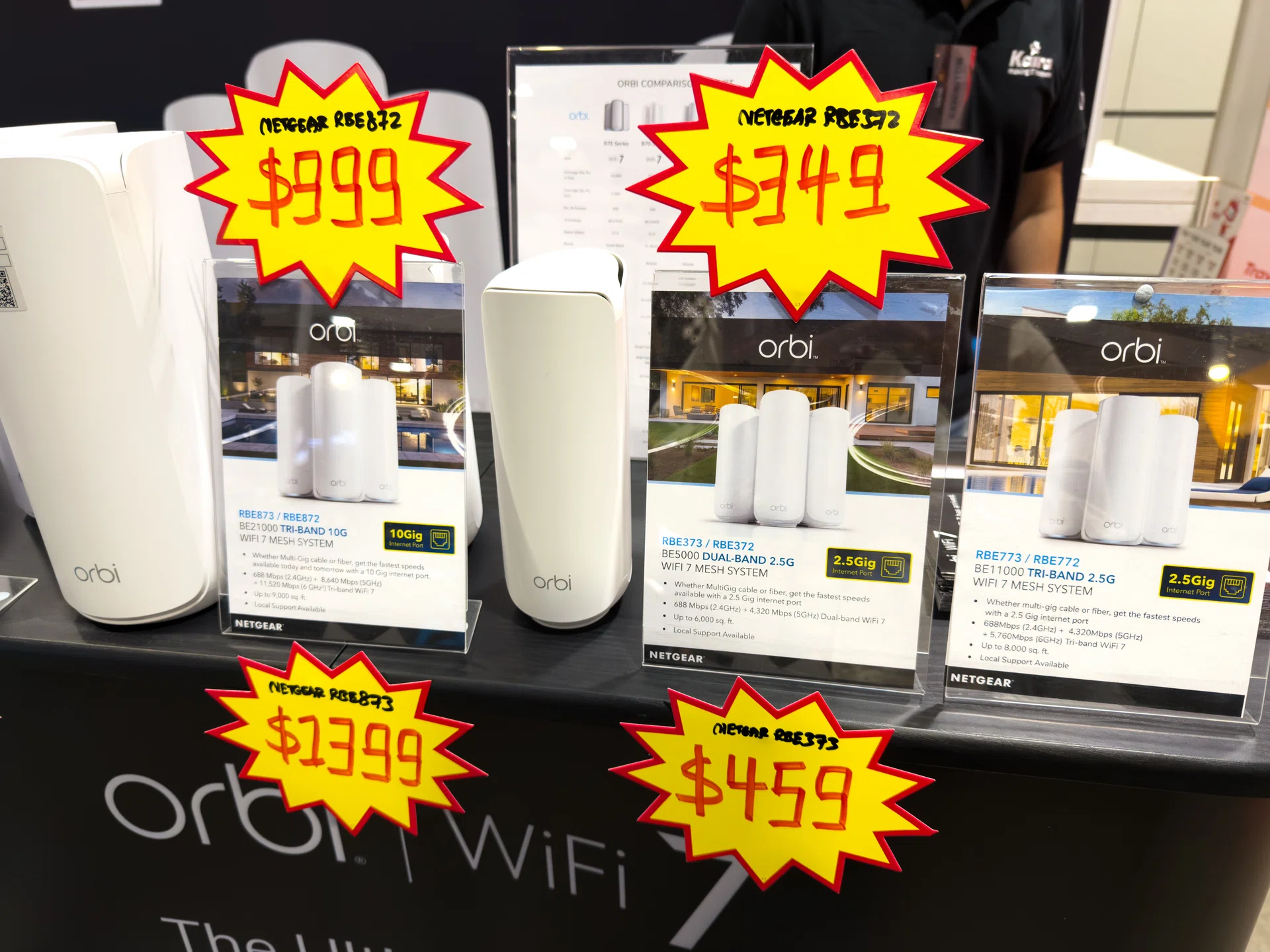 Orbi RBE373 Wi-Fi 7 Mesh System
