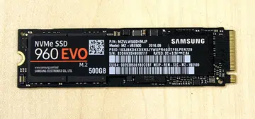 The SSD 960 Evo is Samsung's more affordable PCIe-based SSD.