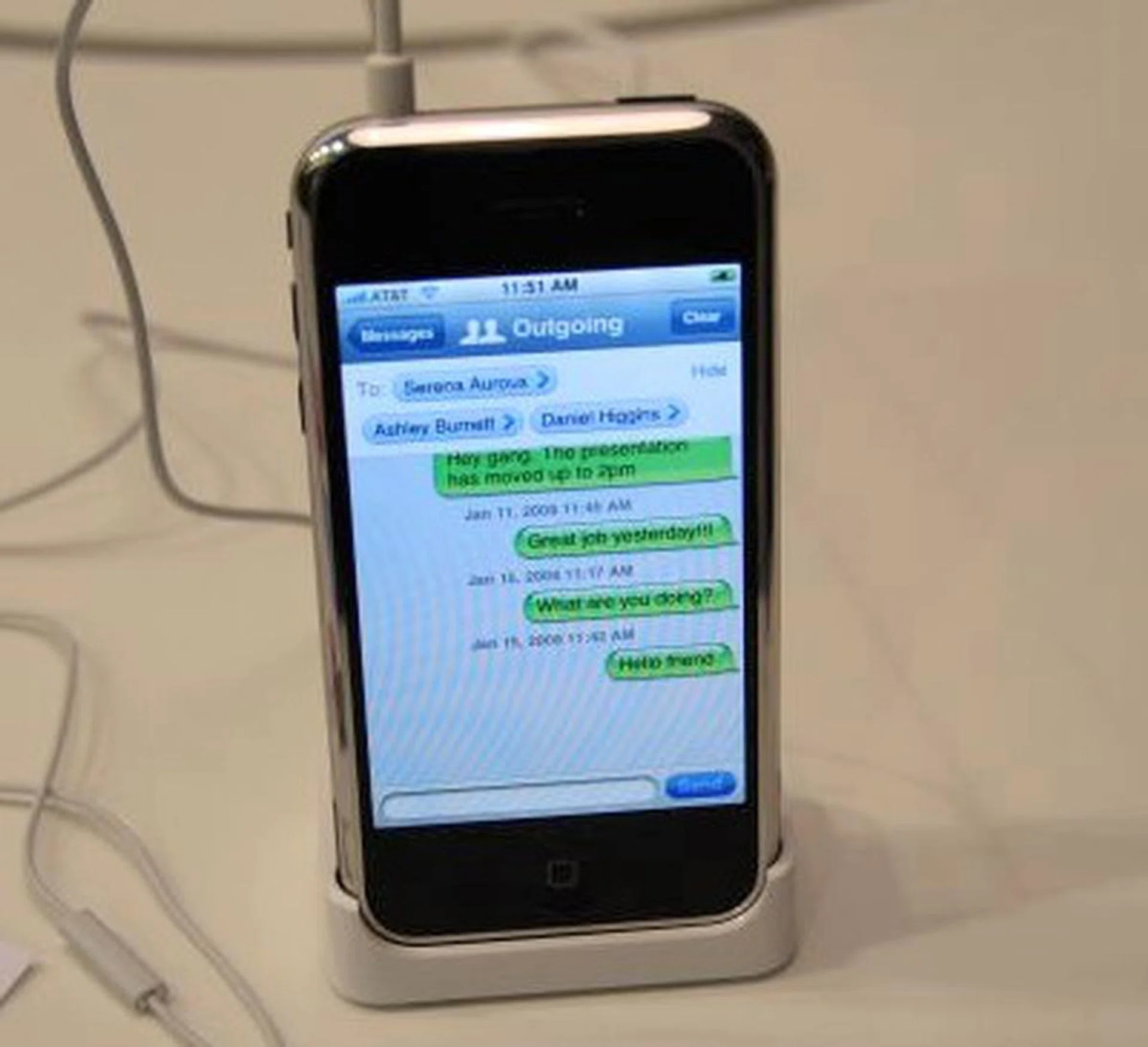 SMS multiple recipients at once with the new update to the iPhone.
