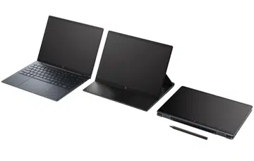 The various form factors of the pull-forward HP Elite Dragonfly Folio G3. Image source: HP. 
